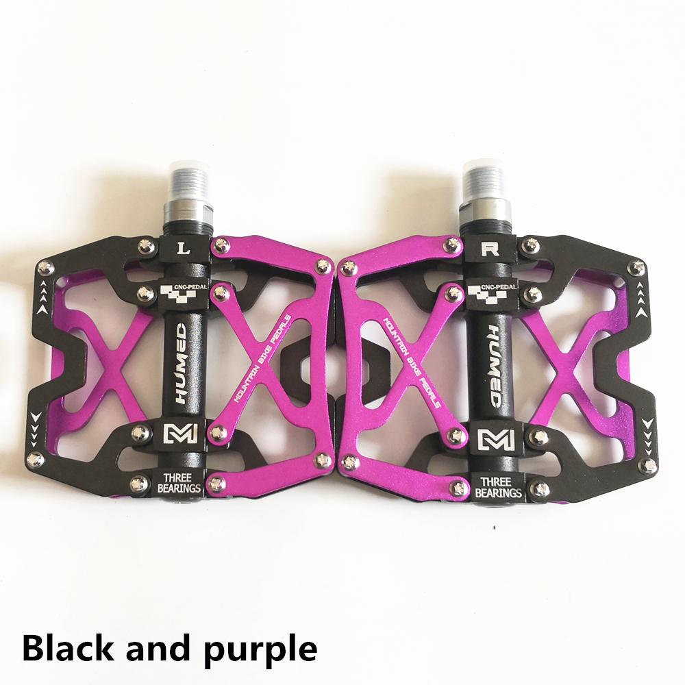 2021 New Wide Flat Mountain Road Cycling Bicycle Bike Pedal 3 Sealed Bearings 9/16 MTB BMX Pedals 5 Colors Available