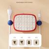 New Cartoon Cute Wall-mounted Socket Wire Storage Rack Organizer Wire Box Plug-in Shield Box Desktop Office Storage Supplies