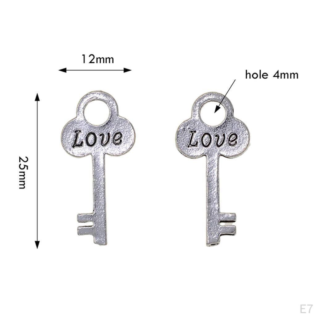 50 Letter Pendants Peace Heart Symbol Hanging Wallet Bracelet Ornaments