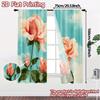 2D FLAT PRINTING 2pcs Curtains (Without Rod) Floral Elegance Design(1) Holiday April Fools is Day Printed Curtains Versatile