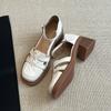 Breathable hollow bag head sandals women's 2025 summer new comfortable soft sole high heel Roman sandals