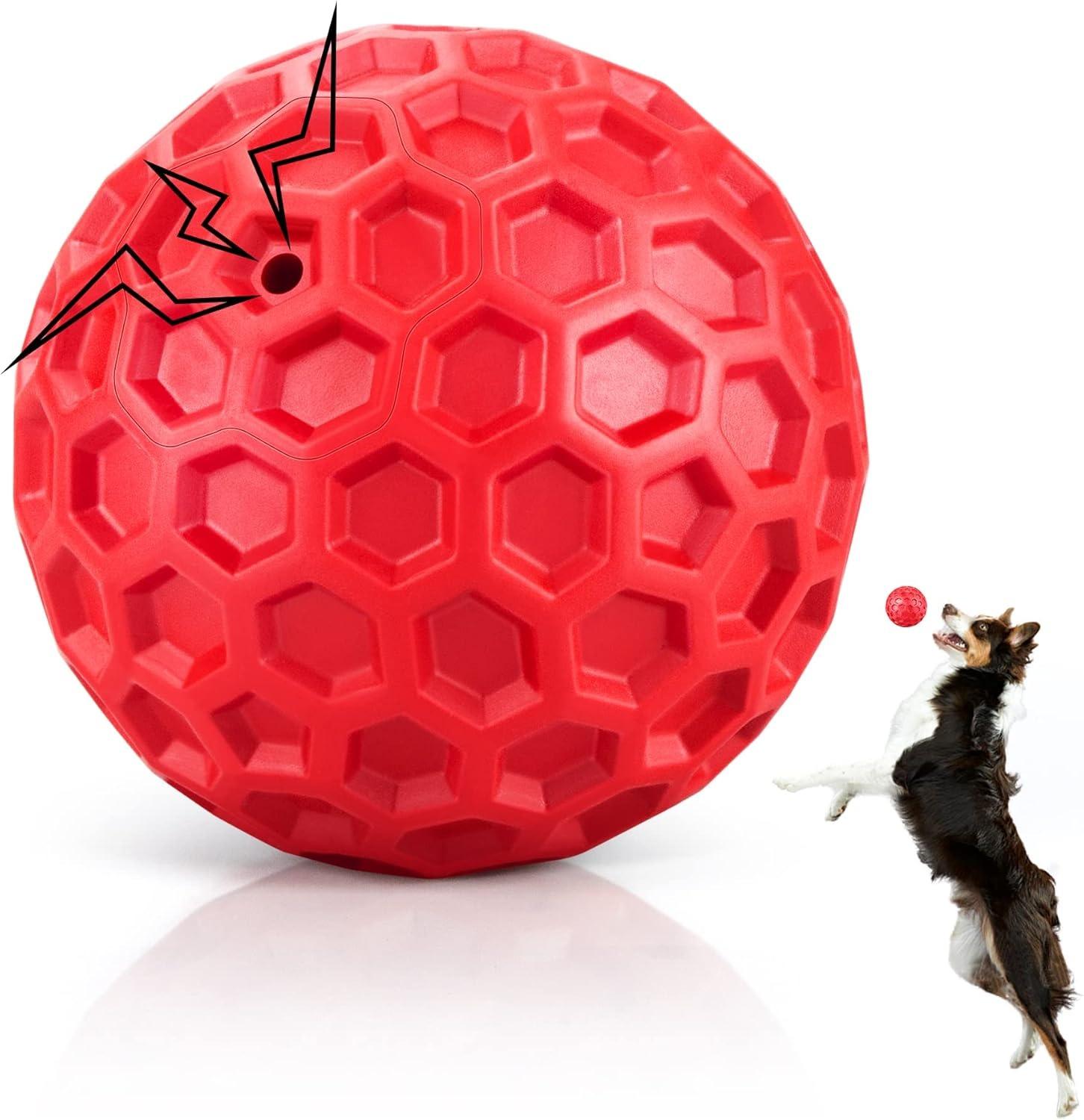 

Dog Toy Ball Automatic Interactive Pet Rolling Moving Bouncing for Puppy to Large dog Chew Toy pet products dog puzzle toys 2.1in красный