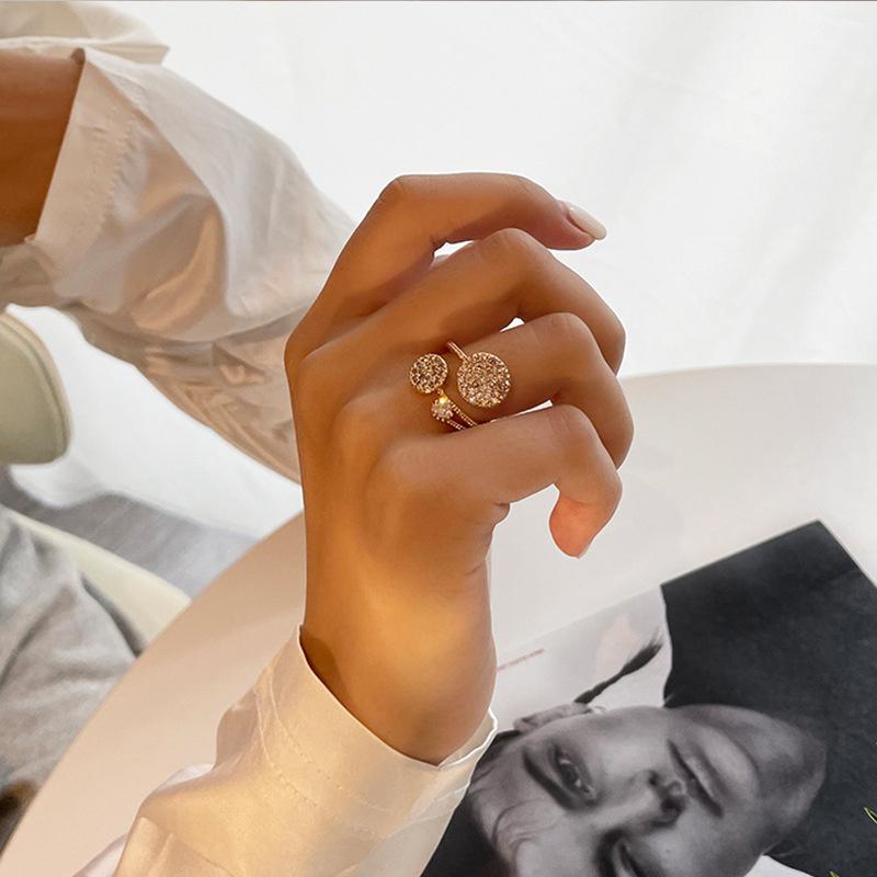 New Luxury Leaf Branch Shape Open Rings For Women Korean Party Exquisite Finger Ring Girls Minimalist Unusual Jewelry Gifts