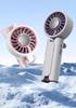 Rechargeable Portable Mini Folding Fan with Ice Pack, Umbrella Clip & Handheld Design - Ideal for Student Cooling