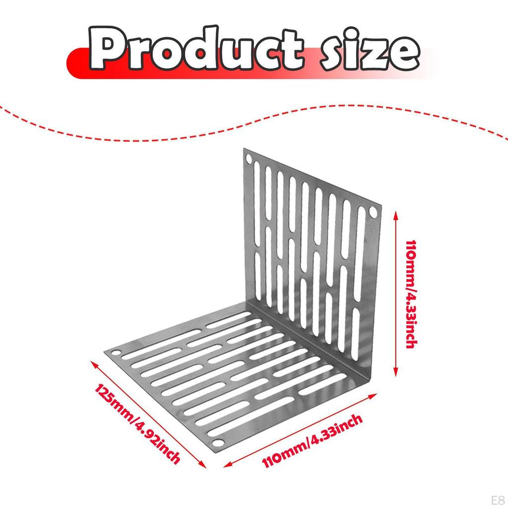 Corner Drain Wall Mounted Strainer Anti-Clogging Stainless Steel Shower for Bedroom