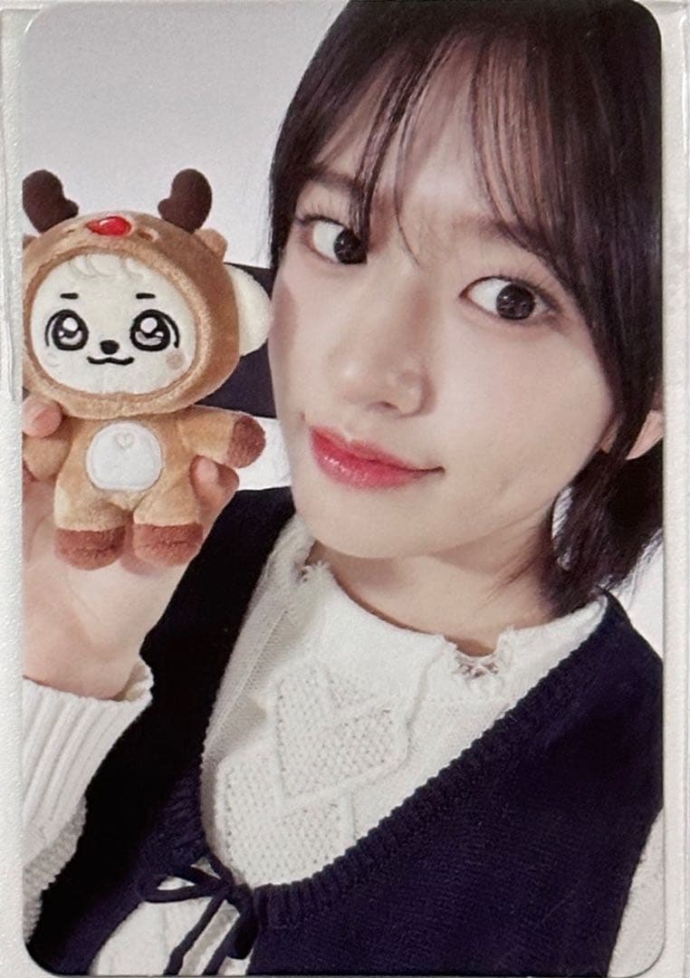 

[USED] IVE MINIVE Yujin Cheese Christmas Plush Trading Card