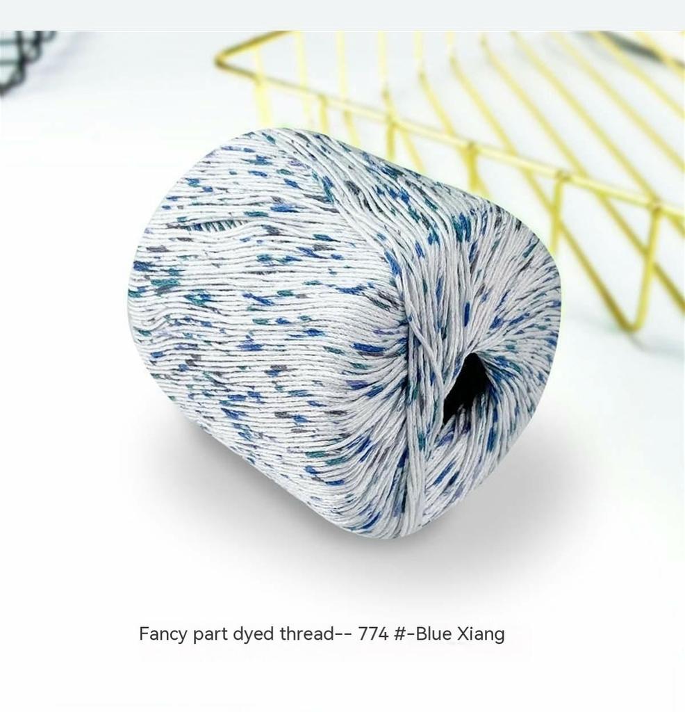 10pcs/lot Pure cotton space-dyed lace thread violent bear hand-crocheted shawl knitting fine wool