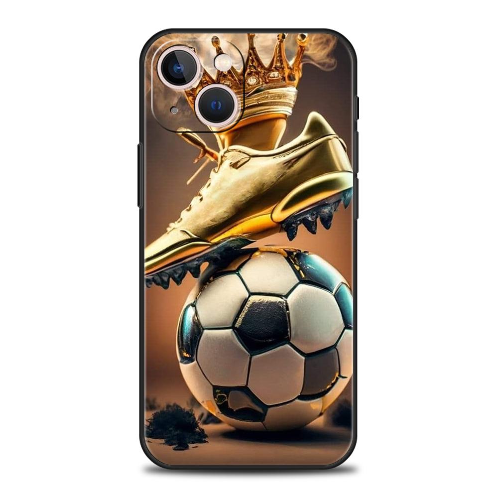 

Soft TPU Phone Case for iPhone 16/15/14/13/12/Pro/Max/16E/11/Pro/7/8/Plus/XS/Max Shockproof Shell Football Sport Fundas Capa Bag for iPhone 16