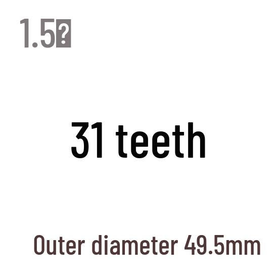 1,5M Modul Stirnrad, 13-120 Zähne, Stahl Zahnstange, 45 Stahl, Wärmebehandelt