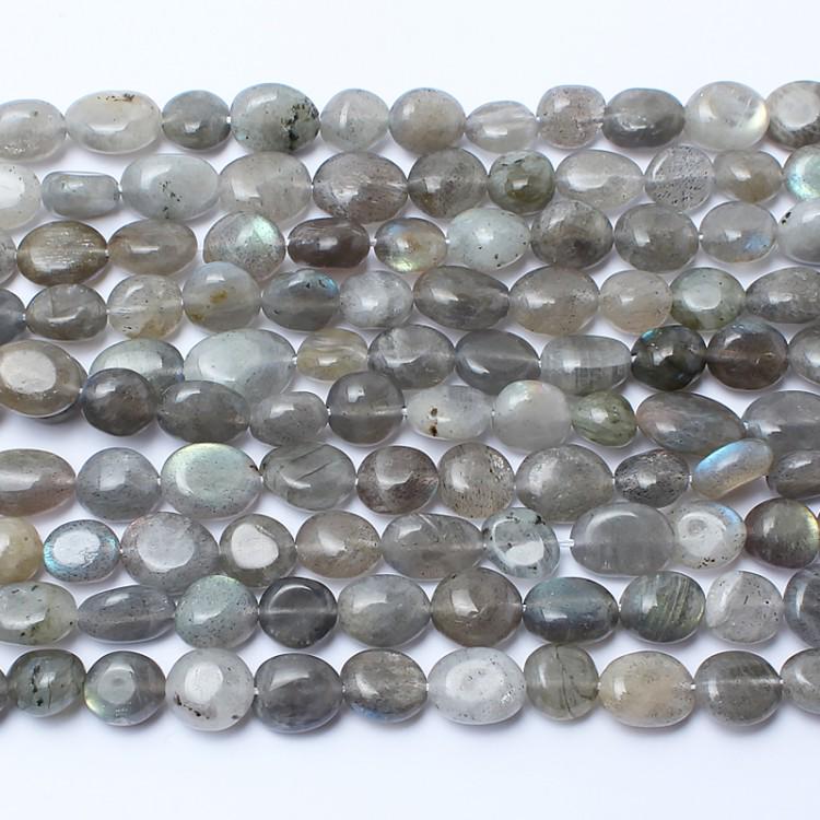 Mărgele de piatră de labradorit neregulate naturale de 8-10 mm pentru fabricarea de bijuterii, brățări DIY, șuvițe de 15 inchi