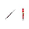[Set Purchase] Pilot 3-color Ballpoint Pen That Disappears When Rubbed Frixion Ball 3 Slim 0.38 Non-color LKFBS60UFNC + Refill Frixion Ballpoint Pen