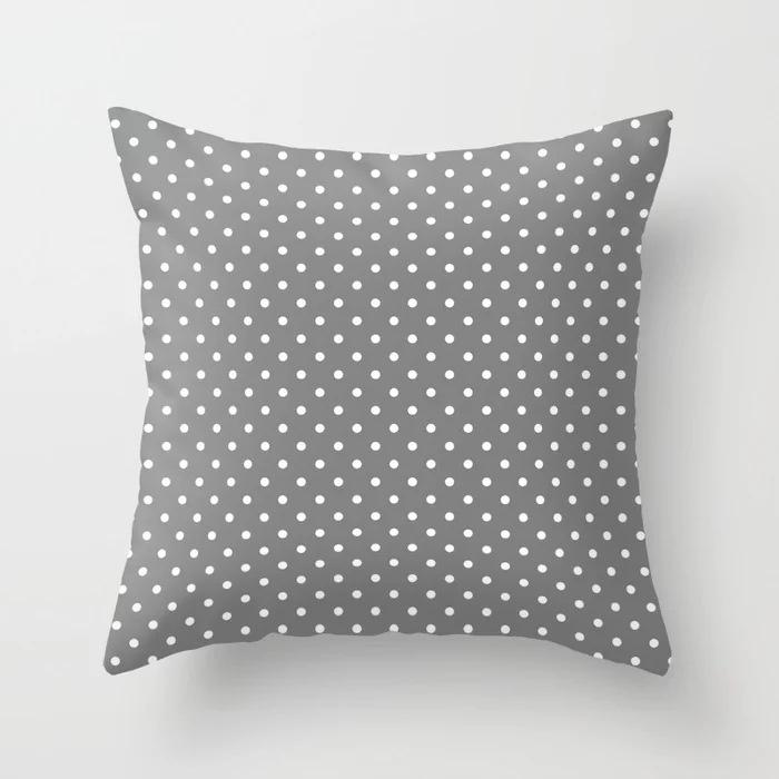 Modern Simple Gray Geometric Peach Leather Velvet Pillowcase Summer Sofa Home Office Cushion Pillowcase