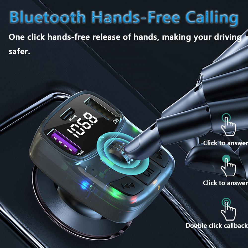 

Car Mp3 Player Dual Usb Fast Charger Bluetooth 5.0 FM Transmitter Receiver Bluetooth Compatible 5.0 Fm Transmitter Usb Car Kit China Mainland