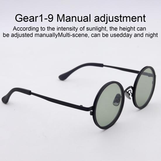 Nastavitelné kulaté sluneční brýle Kovový rám Protiskluzové UV ochrana Polarizované brýle Pánské Dámské Venkovní Pláž Rybaření Řízení Cyklistika Brýle Oční optika