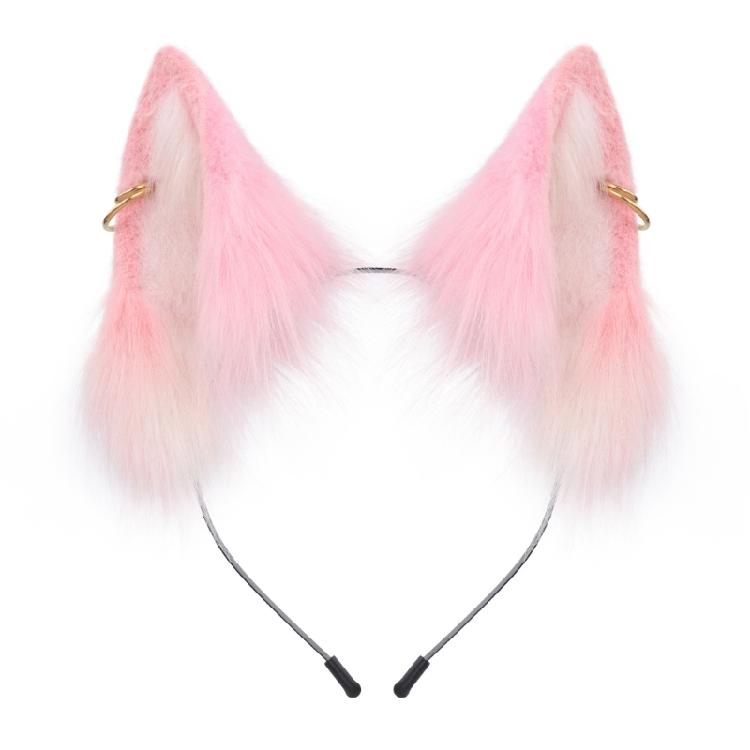 Kunstpelze Wolf/Füchse/Katzen Ohr Stirnband Cosplay Kopfschmuck Felliges Tierohr Stirnband Halloween Cosplay Party Kostüm Geschenk