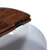  Reclaimed Wood Coffee Table, Bowl Shape