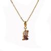 Exquisite DIY Cartoon Zircon Princess Pendant Necklace for Women