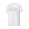 Fashionable Comfortable Sports T-Shirt Men Tops Standard-White Sky-Blue ATSV107-10