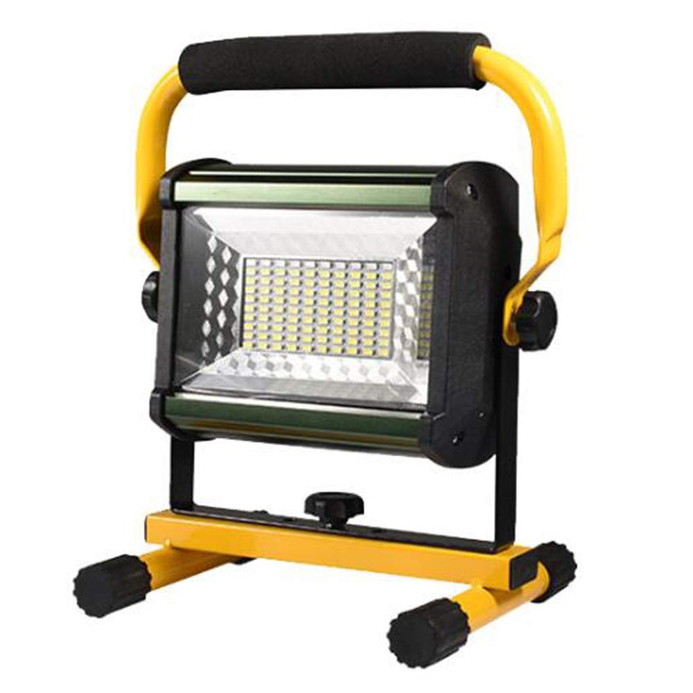 

Makilight 100W Floodlight Work Light, Handle-Operated Portable LED Work Light, Daylight White, for Signs, Night Fishing, Power Outages, Earthquakes,