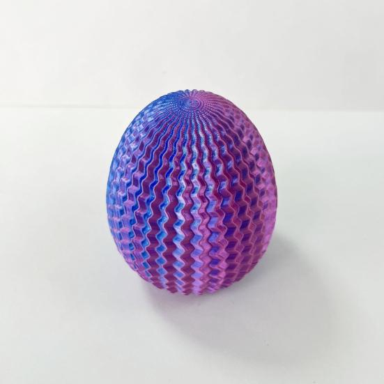Uovo Labirinto Stampato in 3D Giocattolo Antistress Educativo Contenitore Scatola Portaoggetti Uovo Labirinto Giocattolo Fidget Decorazione Pasquale Casa Ufficio