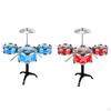Child Jazz Drum Set Mini Playset Music Instruments Percussion Preschool Learning Toy