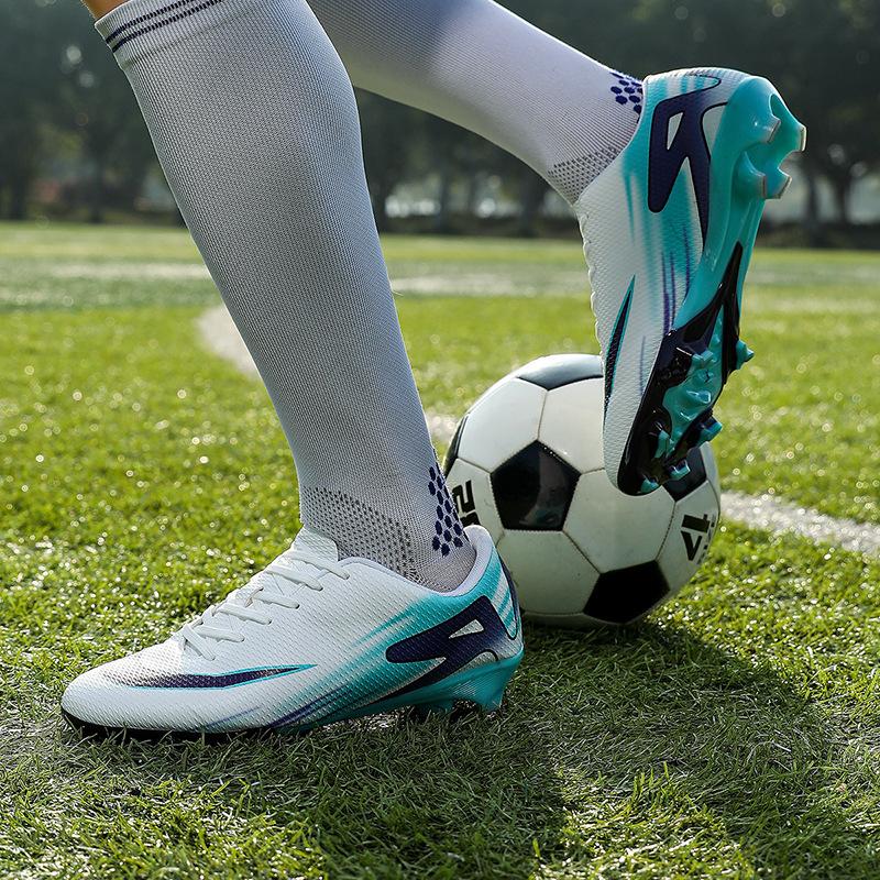 New thorn 15 high-top football shoes men's adult flat long nails broken nails training sports shoes