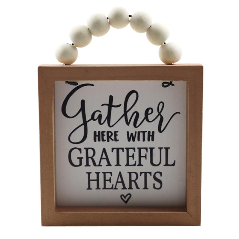 Quadratisches Holz-Hängeschild Holztafel Wandkunst Für Küche Schlafzimmer Wohnzimmer Arbeitszimmer Dekorationen