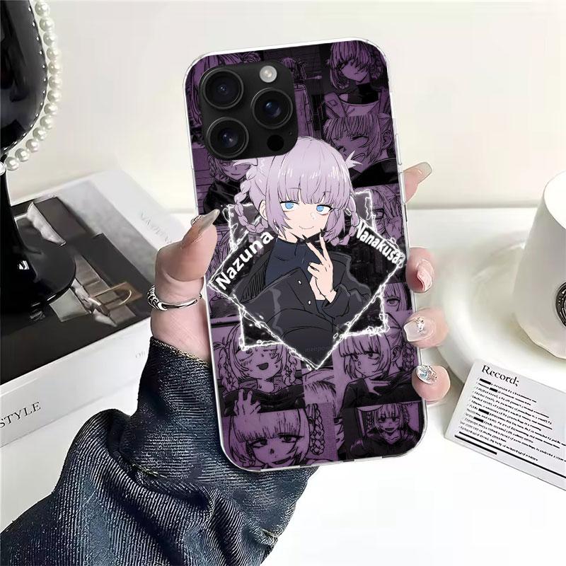 

Nazuna Nanakusa Anime Soft Phone Case For IPhone 11 17 Air 16E 16 Pro Max 15 + 14 Plus 13 Mini 12 Apple 7 SE 8 Fundas Coque 11 1 iPhone 17 Pro Max