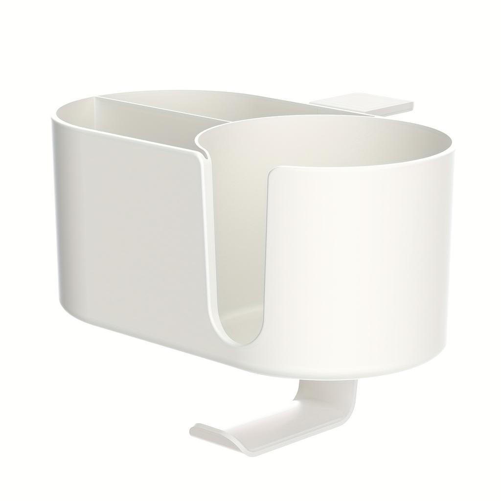 Metal Desktop Organizer with Cup Holder Headphone Stand Modern Storage Box for Stationery Phone