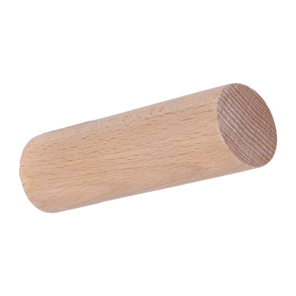 Beech Wood Hooks Wall Behind Door Wooden NonPunching Coat Hooks for Home Room(10CM )
