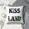 The W-weeknd Kiss Land  Square Pillow Case Multi Sizes For Car Home Bedroom Decor Custom Valentine Gifts
