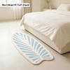 Koreanische minimalistische Surfbrett-Nachttischdecke, ästhetischer Schlafzimmer-Flur-Teppich, trendige weiche Bodendekoration für den Innenbereich