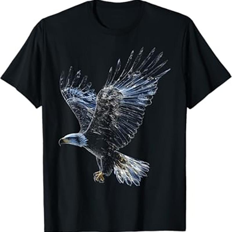 

Majestic Eagle Design Tee Eagle in Flight T Shirt 5XL різнокольоровий