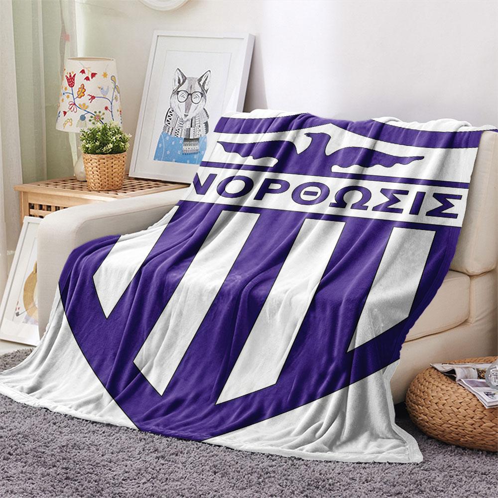 Anorthosis Famagusta FC FlAannel Blanket, High quality Comfortable for All Seasons, Home Decor, Warmth and Comfort
