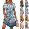 Dresses For Women Short Sleeve O Neck Casual Dresses Waist Maternity Dress With Pockets