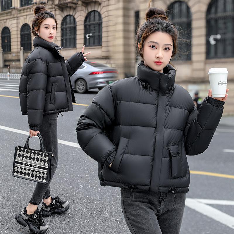 Cotton Jacket Women's Short Loose Stand-up Collar New Padded Jacket Women's Winter 2025 Thickened Cotton Jacket