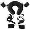 Adjustable Leg Spreader Restraint Pillow with Straps for Women Couples BDSM Bondage Training and Punishment Kinky Adult Sex Toys