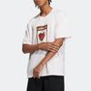 Adidas Originals Charr Morita Collection Cartoon Logo Print Sports Tee Unisex Tops Pink HZ5355