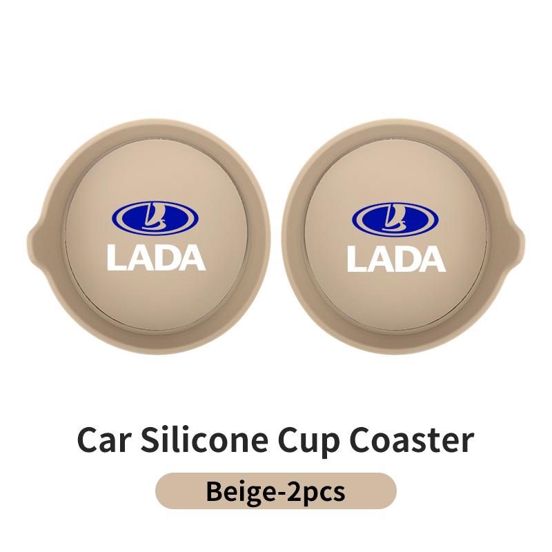 Handle-equipped silicone cup coaster For Lada Vesta Niva Samara Kalina Largus Priora Xray Granta ZZ1