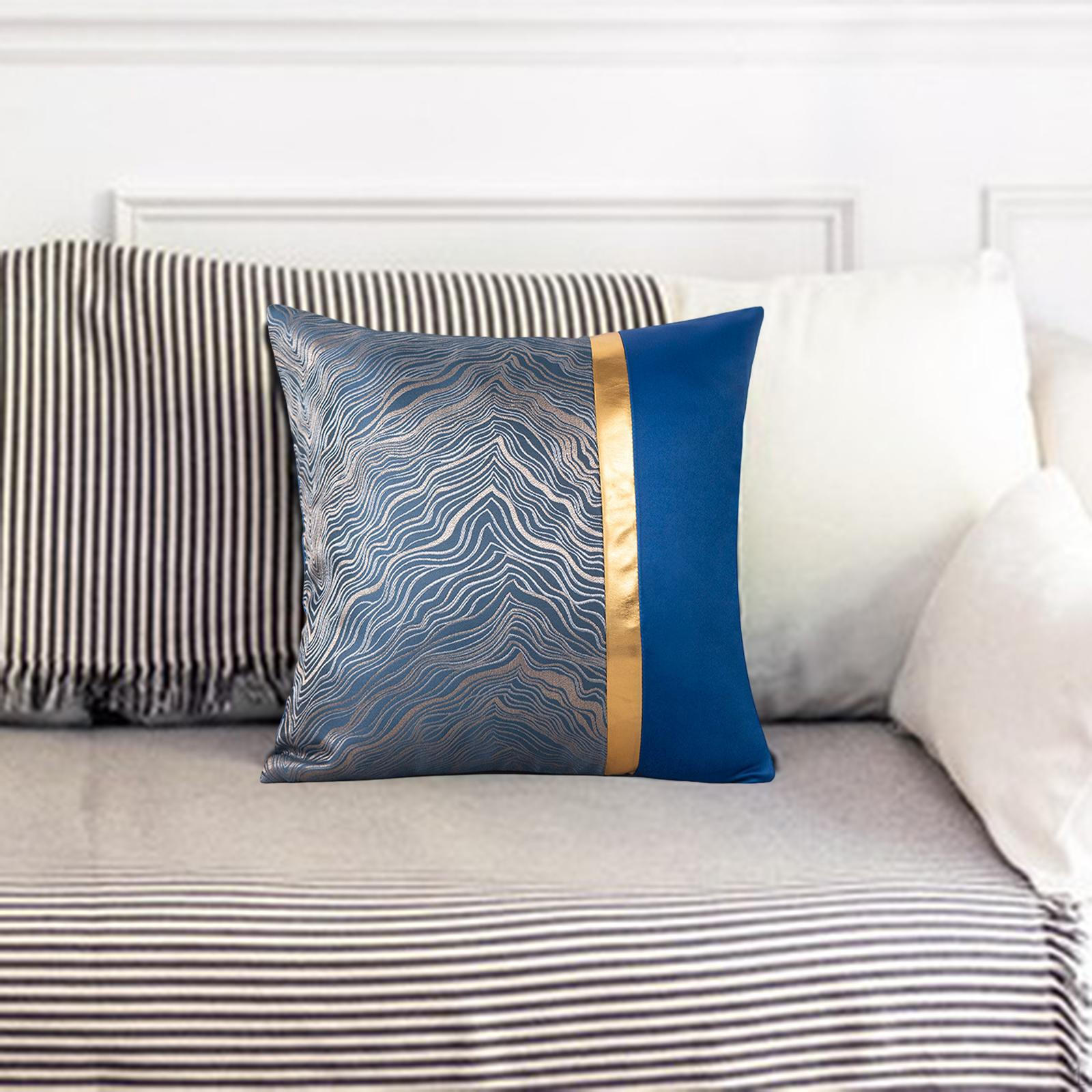 Чехол на подушку 45 см X Удобная наволочка для хранения дивана-кровати Blue 989₽