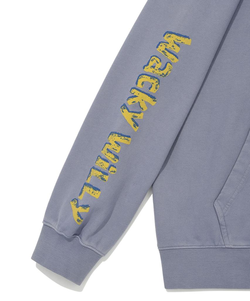 Wacky Willy Kiki Triple Dyed Zip-Up Hoodie Blue