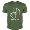 Fulls The Day T Shirt Coffee Design Start A Happy Day tshirt Relaxing homme Cotton Comfortable Premium Camisetas