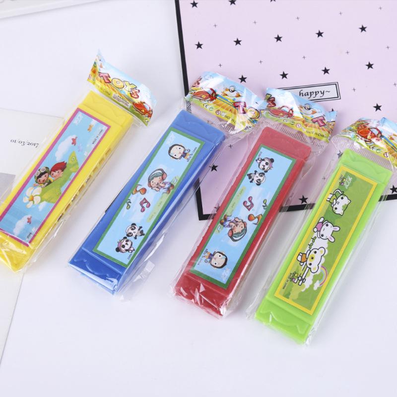 10-Hole Cartoon Harmonica for Kids - Beginner's C Key Musical Instrument