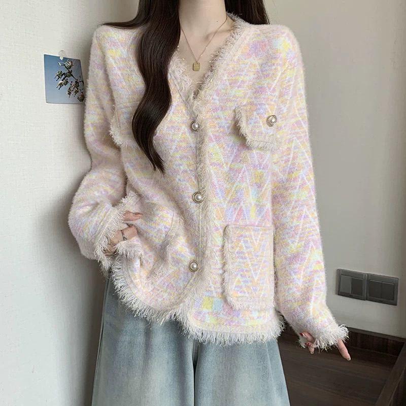 

Кардиган с кисточками Xiangfeng из искусственной норки - Мода Осень/Зима S for 80-95 jin