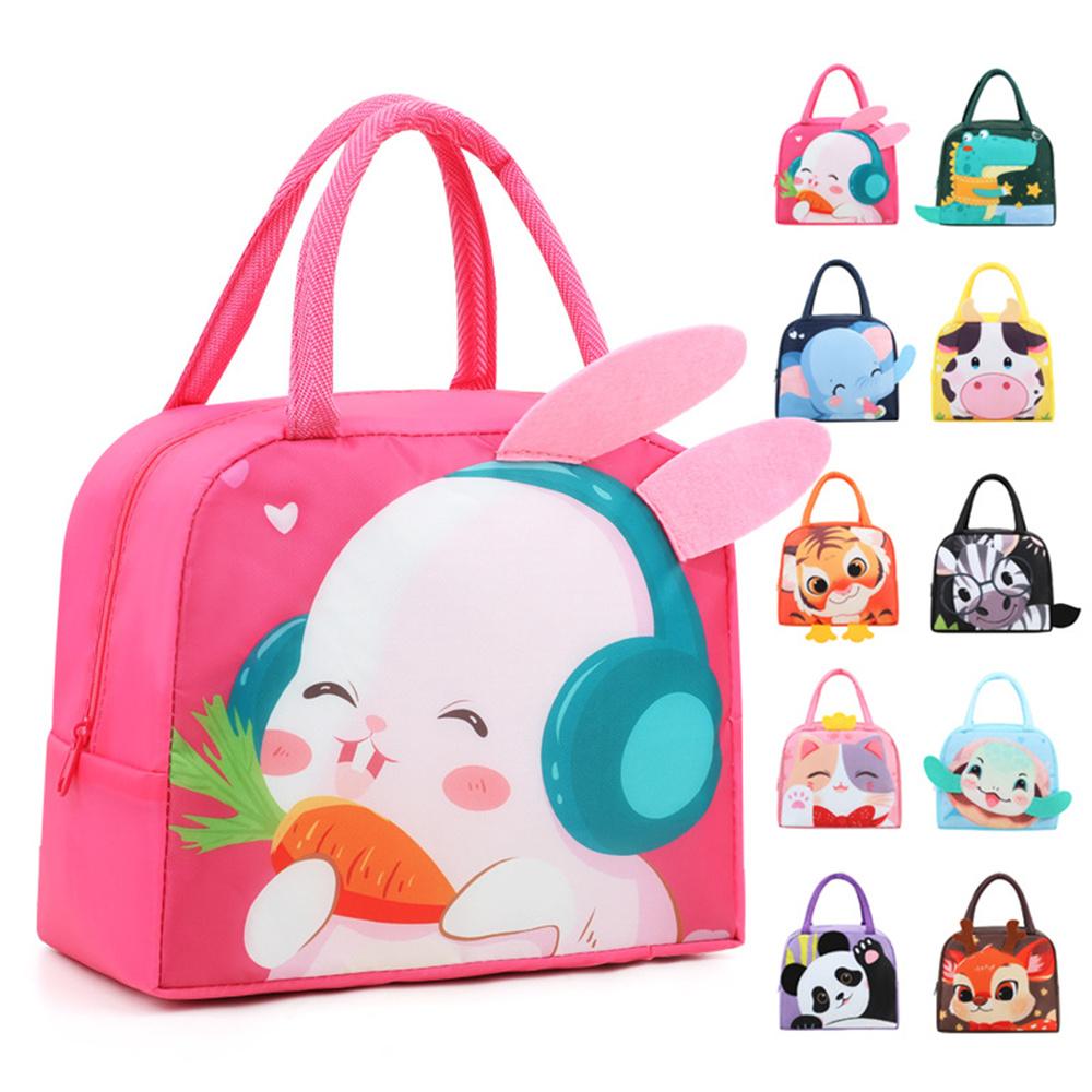 Cute Animals, Children, Bento Boxes, Lunch Boxes, Insulated Bags, Hand-held