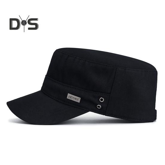Unisex Cadet Military Cap, verstellbare taktische Operator-Cap, flache Oberseite, Baseballkappe, Outdoor-Sonnenhut zum Spazierengehen und Segeln