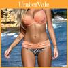 Costume da Bagno Donna Sexy di Alta Qualità Bikini da Spiaggia Costume da Bagno Set Patchwork Imbottito