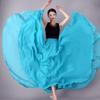 720 Degree Chiffon Skirt Women Long Skirt Dancers Practice Wear Solid Colour Ballet Gypsy Professional Stage Dance Dresses
