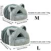 Winter Warm Long Plush Pet Cat Nest House Warm and Comfortable Suitable for Small To Medium Cats and Dogs Mat Animals Sleeping