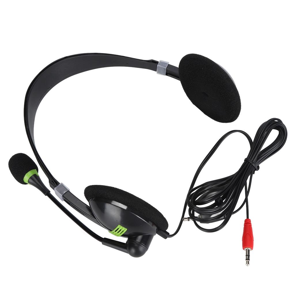 SY440MV Wired Headset 3.5mm USB Customer Service Over Ear Headphones with Noise Cancelling Microphone
